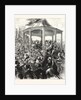 The Reception at the Pavilion, Portsmouth Dockyard, a Floral Display by Anonymous