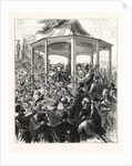 The Reception at the Pavilion, Portsmouth Dockyard, a Floral Display by Anonymous