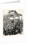 The Reception at the Pavilion, Portsmouth Dockyard, a Floral Display by Anonymous