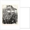 The Reception at the Pavilion, Portsmouth Dockyard, a Floral Display by Anonymous