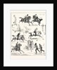 Pen-and-Ink Sketches at the Grand Military Athletic Meeting at Lillie Bridge by Anonymous