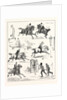 Pen-and-Ink Sketches at the Grand Military Athletic Meeting at Lillie Bridge by Anonymous