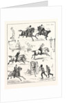 Pen-and-Ink Sketches at the Grand Military Athletic Meeting at Lillie Bridge by Anonymous