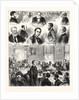 The Bravo Mystery: Scene in the Coroner's Court, at the Redford Hotel, Balham. Mr. George Lewis Cross-Examining Sir William Gull by Anonymous