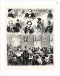 The Bravo Mystery: Scene in the Coroner's Court, at the Redford Hotel, Balham. Mr. George Lewis Cross-Examining Sir William Gull by Anonymous