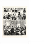 The Bravo Mystery: Scene in the Coroner's Court, at the Redford Hotel, Balham. Mr. George Lewis Cross-Examining Sir William Gull by Anonymous