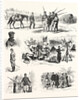 The Turco Servian War: Cavalry and Infantry of the Reserve Officers, the Camp Adieu Soldiers Dancing by Anonymous
