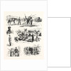 The Turco Servian War: Cavalry and Infantry of the Reserve Officers, the Camp Adieu Soldiers Dancing by Anonymous