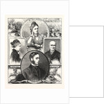 The Balham Mystery, Portraits of the Late Mr. Bravo, Mrs. C. Bravo, Mrs. Cox, and Dr. Gully by Anonymous