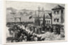 The War in the East, Disembarkment of a Band of Softas at Salonica, En Route for Servia, Serbia by Anonymous