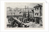 The War in the East, Disembarkment of a Band of Softas at Salonica, En Route for Servia, Serbia by Anonymous