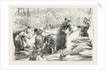 Sketches in Brittany, France, Women of Vannes Washing by Anonymous