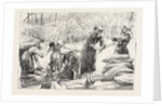 Sketches in Brittany, France, Women of Vannes Washing by Anonymous