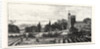 The North of London, Hornsey Church, from Church Path Fields by Anonymous