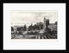 The North of London, Hornsey Church, from Church Path Fields by Anonymous