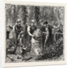 Hops and Hop Pickers, in a Kentish Hop Garden, Kent, England, Measuring the Hops by Anonymous