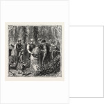 Hops and Hop Pickers, in a Kentish Hop Garden, Kent, England, Measuring the Hops by Anonymous