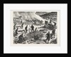 The War: Servian Soldiers Burning the Bodies of Turks Killed in the Fight of August 23, and Unrecovered on the 27th, in the Wood of Buimir, Near Alexina by Anonymous