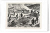 The War: Servian Soldiers Burning the Bodies of Turks Killed in the Fight of August 23, and Unrecovered on the 27th, in the Wood of Buimir, Near Alexina by Anonymous