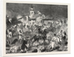 Turko Servia War, Arnauts and Circassians and Burning with Petroleum the Village of Tesica by Anonymous