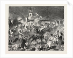 Turko Servia War, Arnauts and Circassians and Burning with Petroleum the Village of Tesica by Anonymous