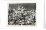 Turko Servia War, Arnauts and Circassians and Burning with Petroleum the Village of Tesica by Anonymous