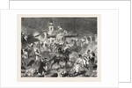 Turko Servia War, Arnauts and Circassians and Burning with Petroleum the Village of Tesica by Anonymous