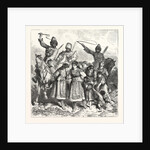 The Turko Servian War, Circassians Carying Off Bulgarian Women and Children, Turkey, Serbia by Anonymous