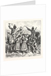 The Turko Servian War, Circassians Carying Off Bulgarian Women and Children, Turkey, Serbia by Anonymous