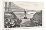 Mdlle. Spelterini Crossing the Niagara River on a Tight Rope by Anonymous