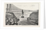 Mdlle. Spelterini Crossing the Niagara River on a Tight Rope by Anonymous