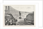 Mdlle. Spelterini Crossing the Niagara River on a Tight Rope by Anonymous