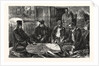 The War, Servian Staff Officers and Monks Holding a Council of War in the Monastery of St. Arandjel by Anonymous