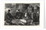 The War, Servian Staff Officers and Monks Holding a Council of War in the Monastery of St. Arandjel by Anonymous