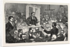The Dr. Slade Prosecution, Sketch in Court During the Second Hearing, Re-Examination of Professor Lankester by Anonymous