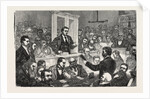 The Dr. Slade Prosecution, Sketch in Court During the Second Hearing, Re-Examination of Professor Lankester by Anonymous