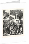 The Turko-Servian War, Prince Milan and Staff Saluting the Sacred Flag of Russia, Village of Semendria, Reading Accounts of the Last Battle by Anonymous