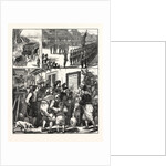 The Turko-Servian War, Prince Milan and Staff Saluting the Sacred Flag of Russia, Village of Semendria, Reading Accounts of the Last Battle by Anonymous