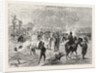 General Crook's Camp at Whitewood Creek: Bringing in a Wounded Soldier on a Travau, the Sioux War, United States by Anonymous