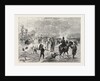 General Crook's Camp at Whitewood Creek: Bringing in a Wounded Soldier on a Travau, the Sioux War, United States by Anonymous