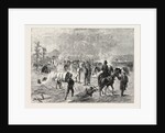 General Crook's Camp at Whitewood Creek: Bringing in a Wounded Soldier on a Travau, the Sioux War, United States by Anonymous