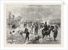 General Crook's Camp at Whitewood Creek: Bringing in a Wounded Soldier on a Travau, the Sioux War, United States by Anonymous
