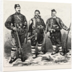 The War, Two Members of the Young Bulgarian on the Right by Anonymous