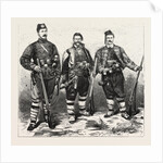 The War, Two Members of the Young Bulgarian on the Right by Anonymous