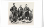 The War, Two Members of the Young Bulgarian on the Right by Anonymous