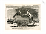 The Laying of the Cable: John and Jonathan Joining Hands, 1858 by Anonymous