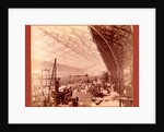 Interior of Gallery of Machines, Showing Machines Being Set Up, Paris Exposition, 1889, France, Napoleon Dufeu by Anonymous