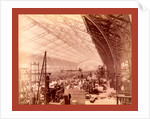 Interior of Gallery of Machines, Showing Machines Being Set Up, Paris Exposition, 1889, France, Napoleon Dufeu by Anonymous