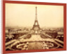 Eiffel Tower and Champ De Mars Seen from Trocadéro Palace, Paris Exposition, 1889 by Anonymous