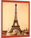 Eiffel Tower, Looking Toward Trocadéro Palace, Paris Exposition, 1889 by Anonymous